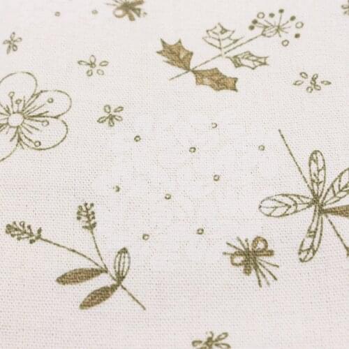 Printed Cotton Linen Fabric for Sewing Textiles Curtain Cloth Quilting Elegant Fashion Fabric 155*50cm