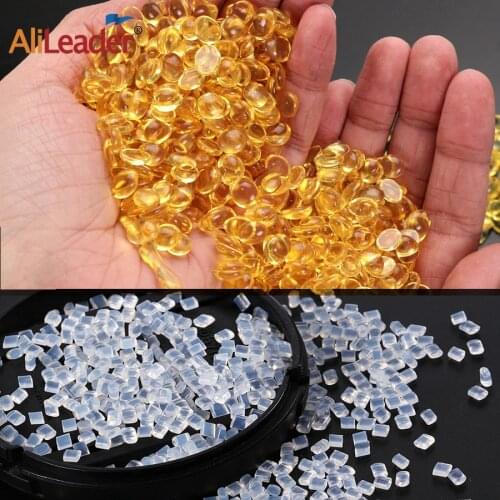 Alileader Italian Keratin Glue Hair Extension Eyelash Extension Glue Keratin Granules For Hairpiece Transparent Hot Melting Glue