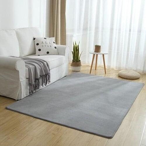 Travelshark coral velvet soft skin-friendly room multi-area carpet simple modern style environmental protection anti-slip carpet