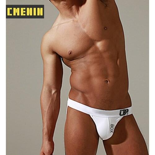 Fashion Gay Men Sexy Underwear Thong Men Jockstrap LOGO Men Lingerie Mens Thongs And G strings Top OR213