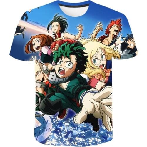 New My Hero Academia Boku No Hero Academia 3D T Shirts Casual Boy girl Kids Fashion Men Women Children Printed Cool Tops Tee