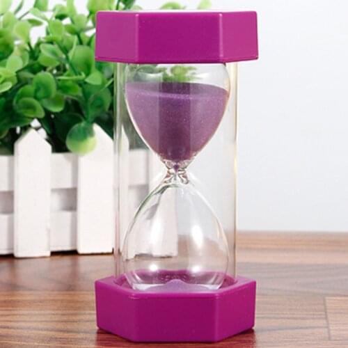 5/10/15/20/30min Sandglass Hourglass Sand Clock Egg Kitchen Timer Supplies Kid Game Gift Home Accessories