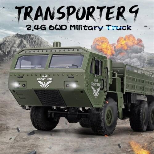 Rc Trucks Jjr/c Q75 Rc Car 1:16 2.4ghz Radio Control Car Military Car Rc Vehicles Toys Remote Control Toys Boys Gift