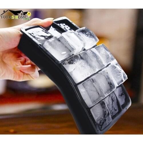 Ice Mold Silicone Ice Cube Tray Mould Shape Ball 15-Square Soft Silicone Ice Cube Tray Ice Maker Kitchen Barware