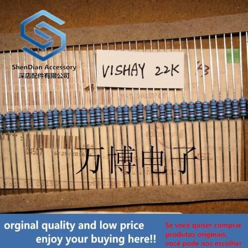 30pcs only orginal new Resistance 1/4W 0.25W 22K 22000 ohms can pay