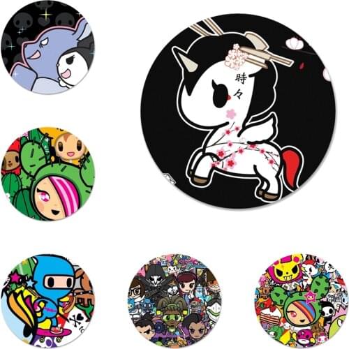 Tokidoki cartoon face Top Detailed Popular Badge Brooch Pin Accessories For Clothes Backpack Decoration gift
