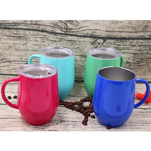 Outdoor Camping Vacuum Insulated Wine Tumbler with Handle, Stainless Steel