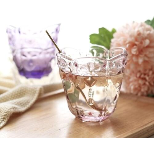 NEWYEARNEW Retro Juice Beer Glass Water Wine Cup Colorful for Festival Decoration KTV Party Birthday Gifts