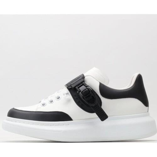 2020White Shoes Women Platform Sneakers Spring Fashion Ladies Chunky footware Thick Bottom Female Casual Breathable Man Brand