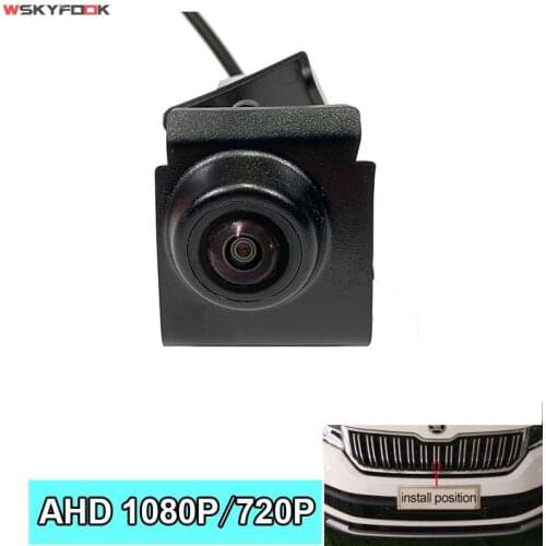 1920*1080P AHD Special Vehicle Logo Mark Emblem Front View Camera for Skoda Kodiaq 2017 2018