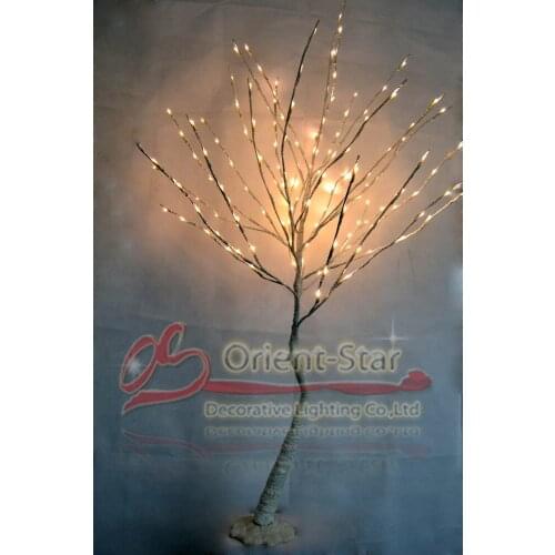 2 PCs Kit Special Offer 52" Pure White 160LED Willow Tree with DC Adaptor Branch Tree Light with Base, Wedding Decoration