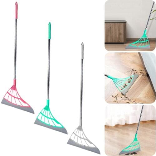2 In 1 Silicone Broom Squeegee Floor & Window Wiper Scraper Magic Wiper Broom Scraper Pet Hair Non-Stick Sweeping Dropshipping