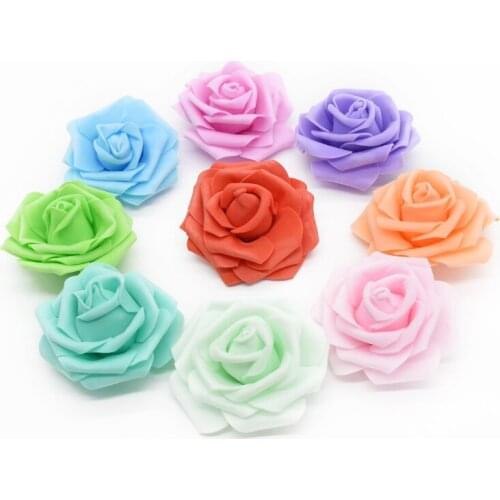 20 pieces Roses Christmas decorations for home Fake flowers Wedding decoration Scrapbooking Bridal accessories clearance Garland