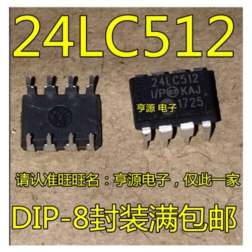 24LC512 24LC512-I/P DIP-8