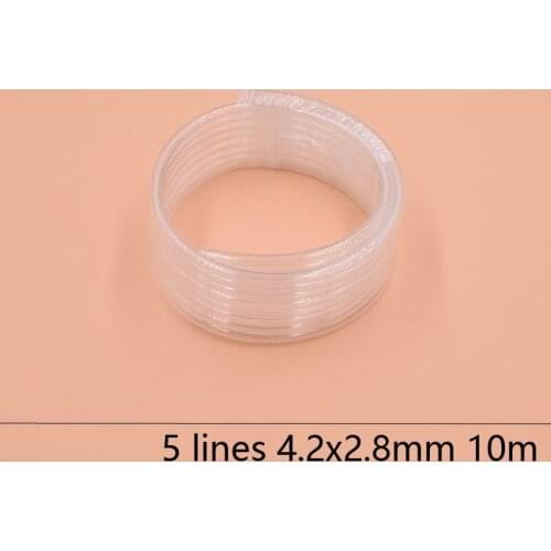 5 Lines eco solvent printer ink tube 4.2X2.8MM for Epson Allwin Mimaki Roland Mutoh ink hose 10M/lot Large ink supply ink system