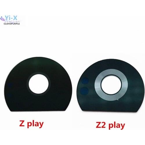 50pcs/lot Lens For moto Z Z play Z2 play Rear Back Camera Cover Glass Lens For motorola moto Z Z play Z2 play with sticker