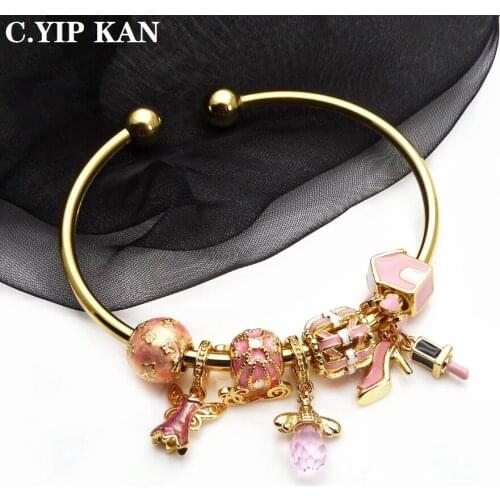 Золотые браслеты C.YIP KAN China At AliExpress