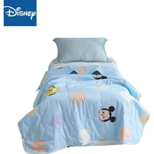 Disney summer quilt for children bedroom decoration 100% cotton fabric 110x150cm kids home textile free shipping Christmas gifts