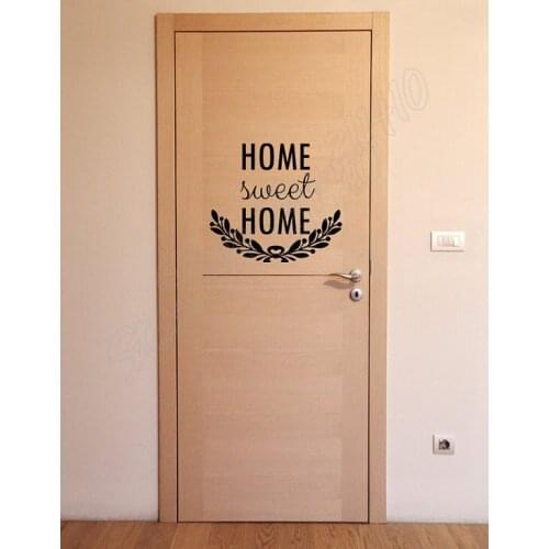 Home Sweet Home Quote Sticker Letter Decal Living Room Decor Home Decal Removable Vinyl Art Wall Sticker B305
