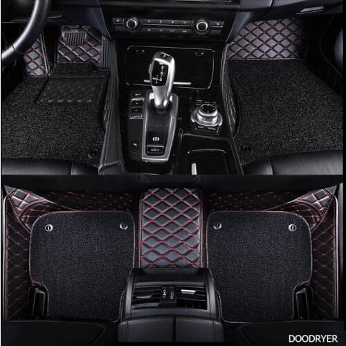DOODRYER Custom car floor mats for Skoda octavia fabia rapid superb kodiaq yeti KAROQ KAMIQ car foot ma styling car accessories