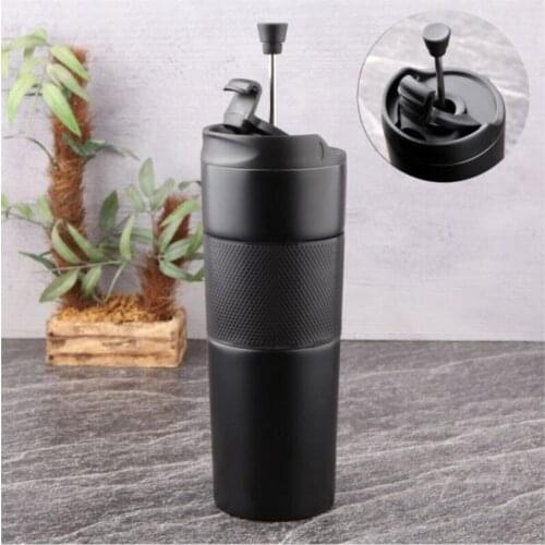 French Press Mug Thermos 500ml Stainless Steel Stylish, CAMPING, Running, Picnic, Hiking, Travel, heat INSULATED drink Healthy Material