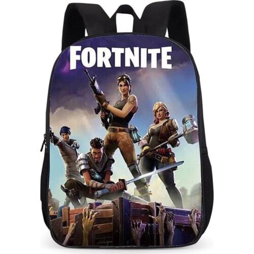 Hot Game FORTNITE Childrens School Backpacks for Girls and Boys Kids Cartoon School Bags for Children 3-8 Year Old