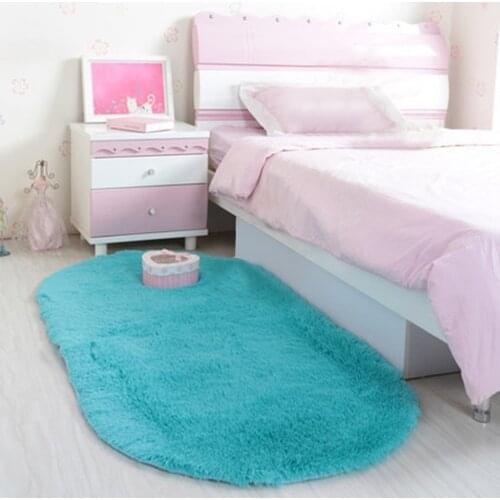 Indoor Super Oval Doormat Foam Bath Non Slip Door Mat For Small Front Door Inside Floor Dirt Cotton Entrance Rug