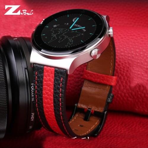Leather Strap for Huawei Watch GT 2 Pro Wristband Watchband for Huawei gt2 Pro Band Bracelet Replaceable Man Accessories