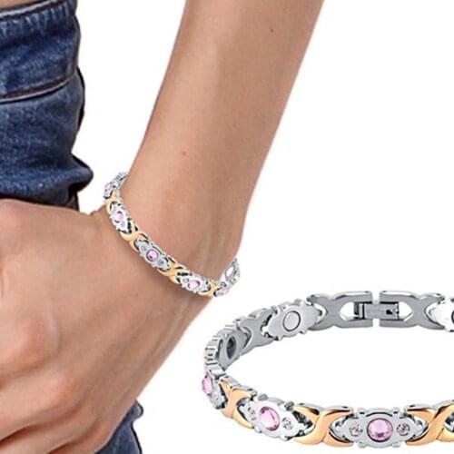 3 Colors Energy Health Bracelets Magnetic For Women Balance Bracelets Summer Trendy Fashion Jewelry For Enagement Club Party