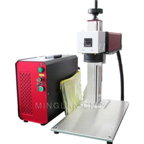 20W separated fiber laser nameplate Marking machine 20w 30w 50w Fiber laser metal laser engraving machine suitable for stainless