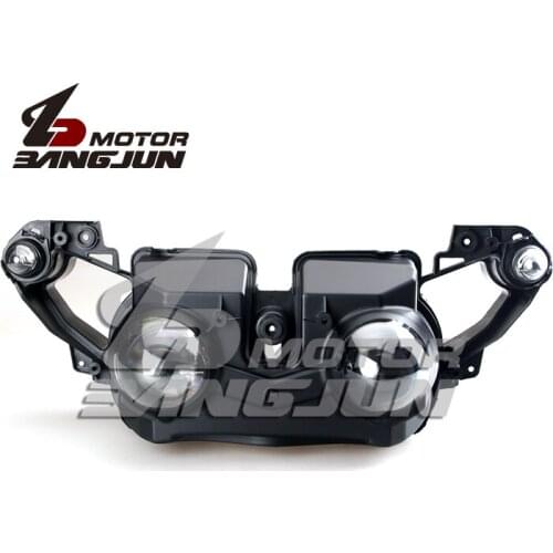 Motorcycle Black Headlight Headlamp Head Lights Lamps Assembly For Yamaha YZF1000 R1 2009-2010-2011