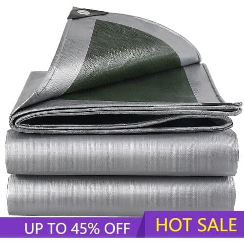 0.32mm PE Tarpaulin Rainproof Cloth Outdoor Garden Plant Shed Boat Car Truck Canopys Waterproof Shading Sail Pet Dog House Cover