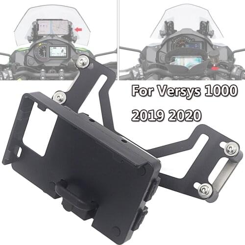 New Motorcycle Accessories GPS Navigation Bracket Supporter Holder For Kawasaki Versys 1000 2019 2020