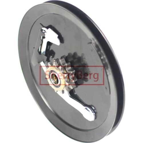 SherryBerg New Universal Offroad Motorcycle ATV Moped Pulley Black color Great Quality