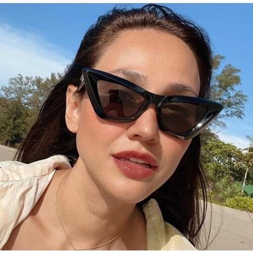 Classic Luxury Brand Designer Cat Eye Sunglasses Women Fashion Vintage Popular Cute Travel Sun Glasses Sexy Ladies Shades UV400