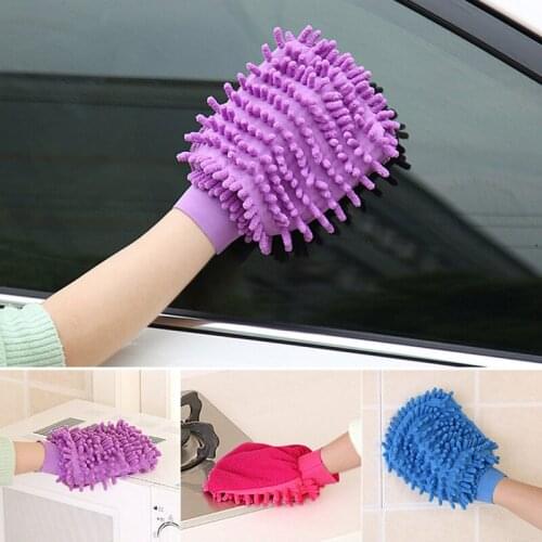 New Car Wash Gloves Fine Plush Waterproof Coral Velvet Glove Car Wash Thick Wipe Cloth Multi-function Car Wash Tool Good Quality