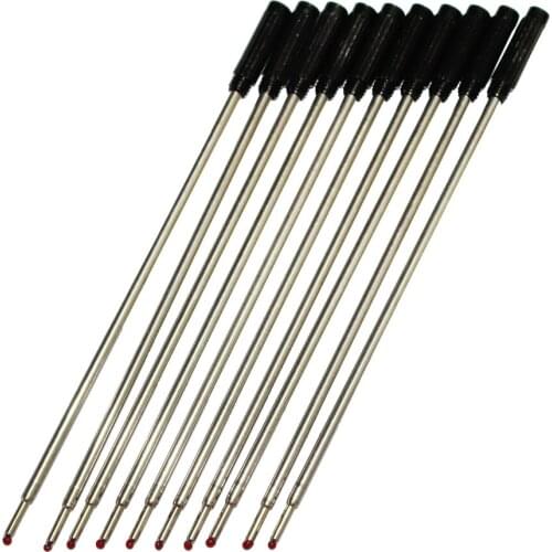 20 pieces/lot Metal Cross Ball Pen refill Standard size Writing Lead size 0.7mm Office Stationery Accessories School Supplies