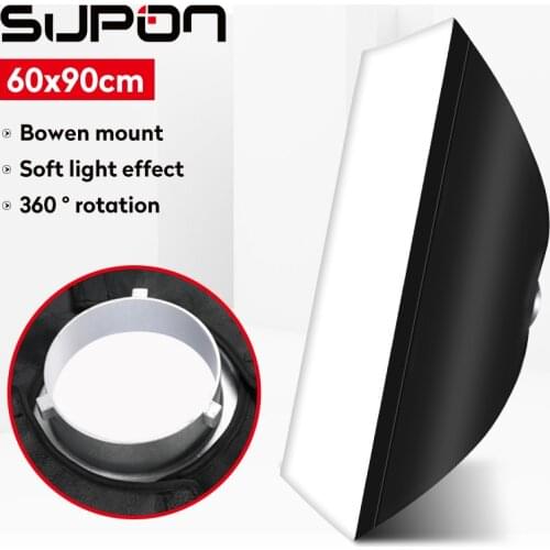 60cm*90cm Softbox Bowens Mount soft box Speedlite Studio Strobe Flash Photo Reflective Diffuser for GODOX studio light