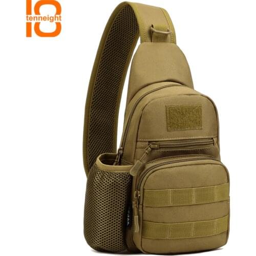 TENNEIGHT Outdoor chest Bag Fishing Bag Men Waterproof Crossbody bag Sport Riding Mountaineering Shoulder messenger bags