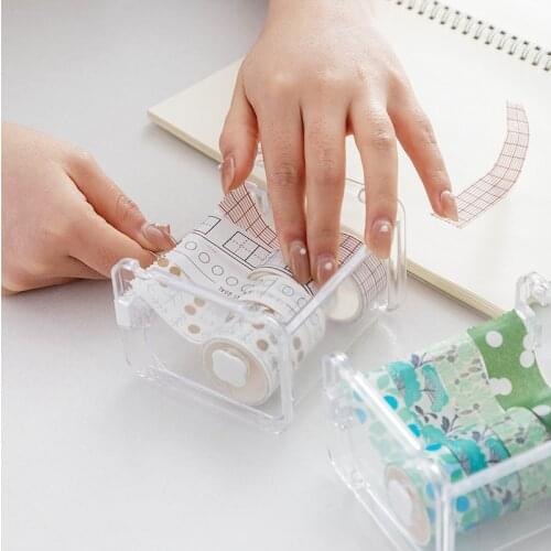 Multi Purpose Tape Base Tape Cutter Cute Stationery Tape Storage Box Washi Tape Dispenser Washi Tape Organizer Washi Tape Holder