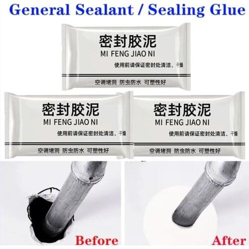 3pcs strong adhesive sealant clay air conditioning mud repair cream for waterproof soundproofing pest control DIY plasticine