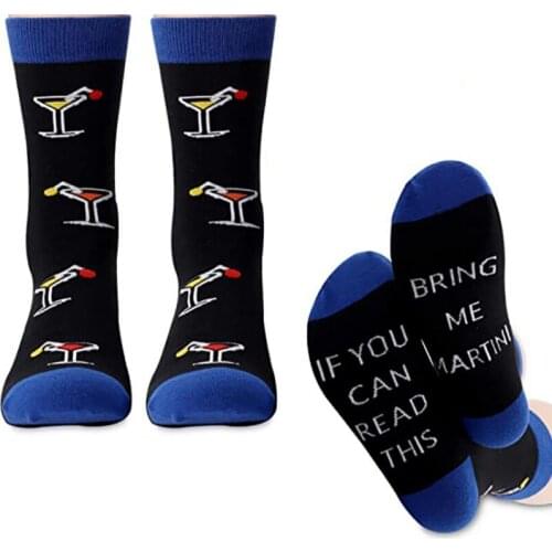 Funny Unisex Socks If You Can Read This Socks Pattern Autumn Spring Winter Warm Halloween Christmas Gift Cotton Sock