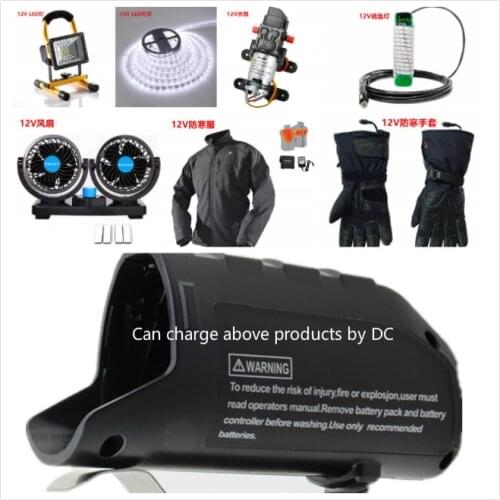 USB Adapter Charger Holster Replacement For BOSCH Professional Li-ion Battery 10.8V/12V BHB120 AC/DC Adapter(No Battery)