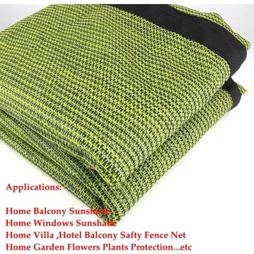 0.6x1/0.9x1m HDPE Anti-UV Sunshade Net Thicken Balcony Safety Fence Sun Shading Net Courtyard Succulent Plant Sun Shade Sail Net
