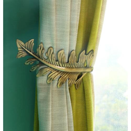 1 Piece Metal Hooks Holder for Curtain Hanger Wall Hook Curtain Buckle Clip Artificial Organizer Holder Tie Back with Screw