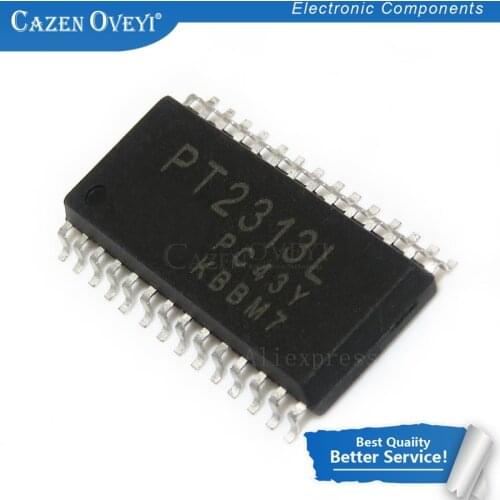 10pcs/lot PT2313L PT2313 SOP-28 SMD 4-Channel Audio Processor IC new original In Stock