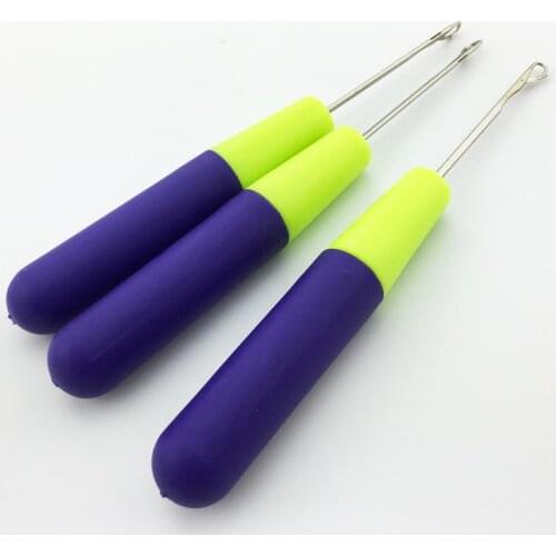 2Pcs 16cm Handle Tool Crochet Hooks Weave Knitting Knit Braid Needle Craft Hair