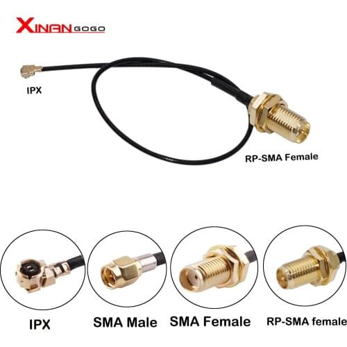 5pcs U.FL/IPX IPEX UFL to SMA Female Male Antenna Wifi Pigtail Cable ufl ipex 1.13mm RF Cable 17cm