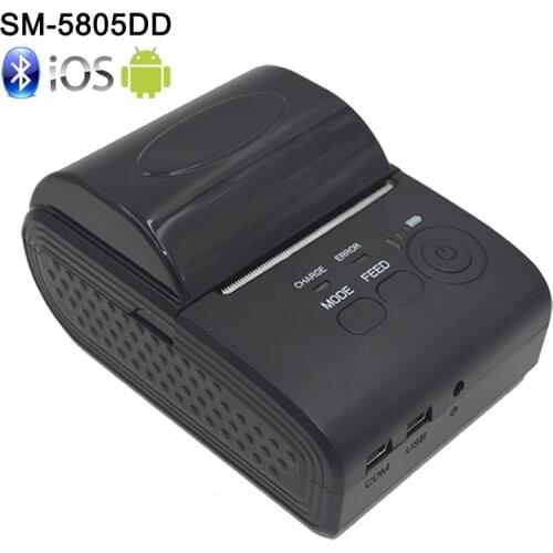 58mm Mini Portable Bluetooth 4.0 Wireless Receipt Thermal Printer for IOS Android Windows USB POS Printer