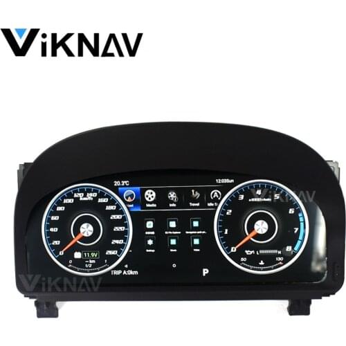 Android 9.0 Car LCD Meter instrument dashboard screen car GPS Navi For Toyota Vellfire Alphard 20 2008-2014 Multimedia player